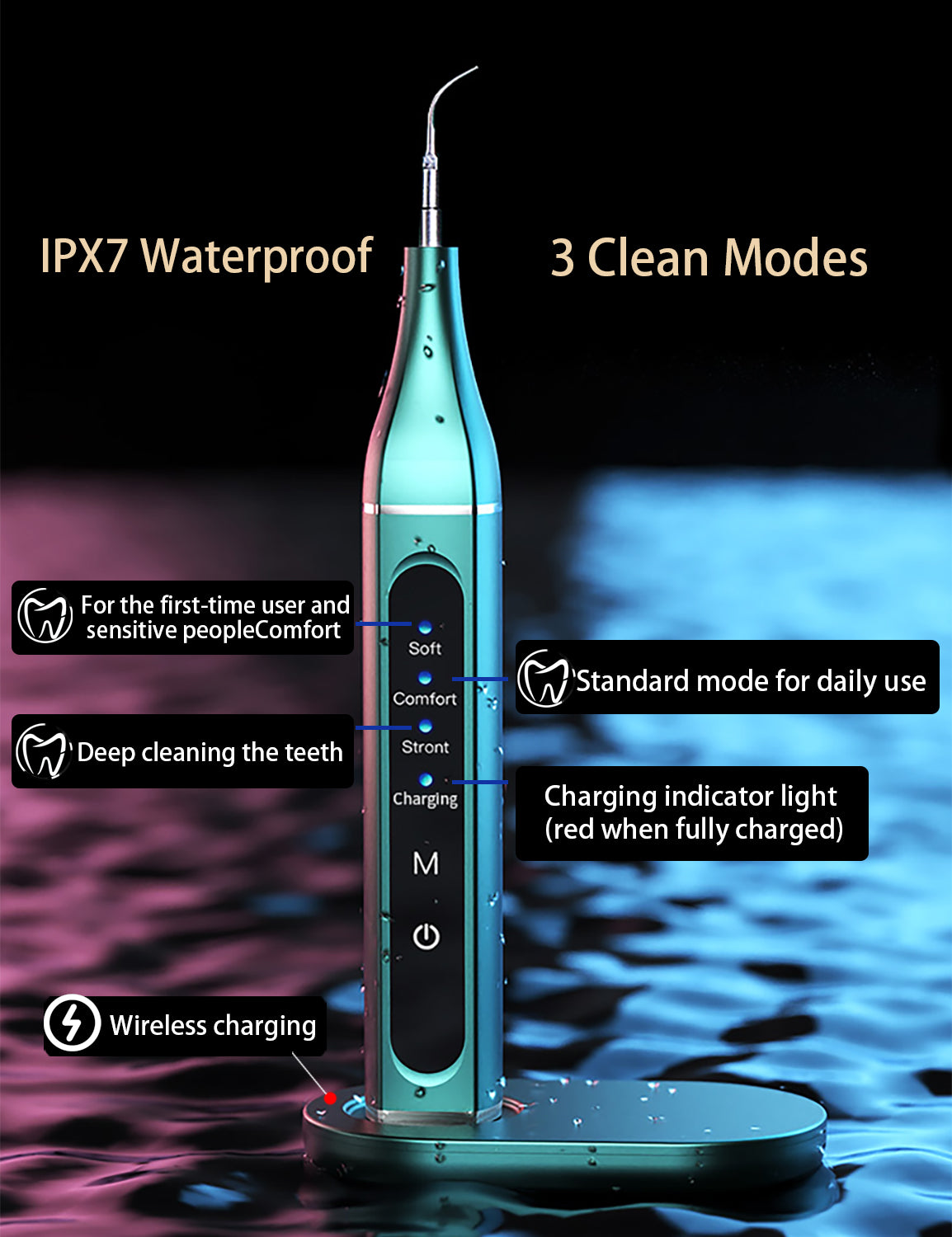 Beavo Ultrasonic Teeth Cleaner Dental Calculus Remover